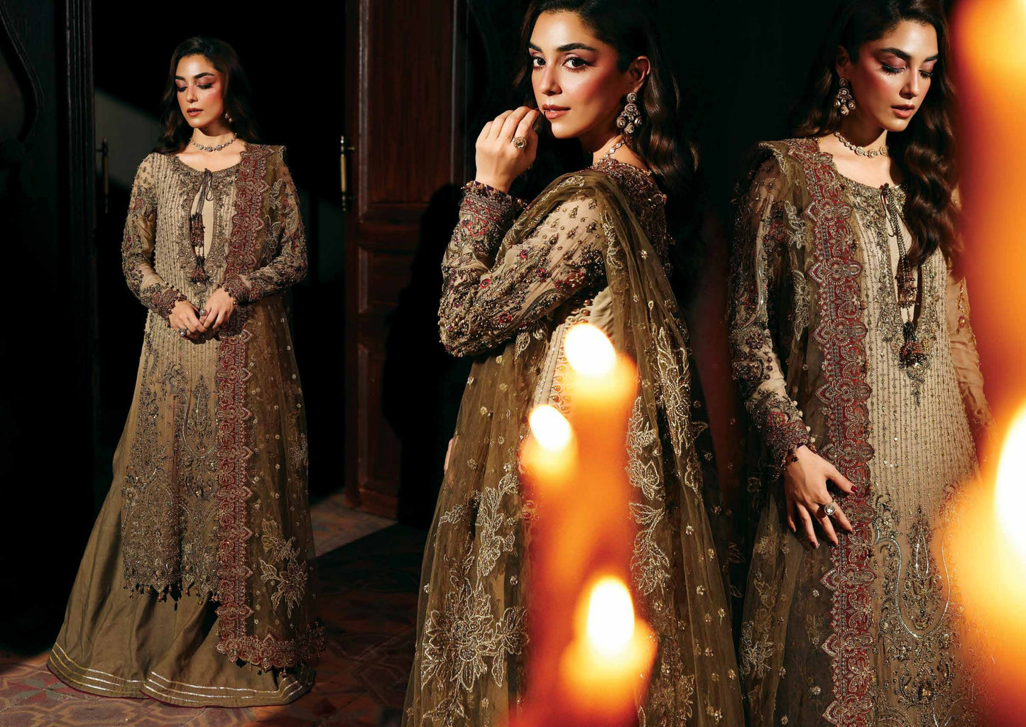 4-PC Charizma Unstitched Luxury Collection DJW5-02
