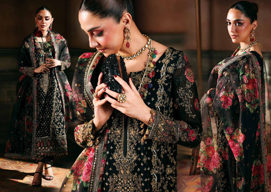 4-PC Charizma Unstitched Luxury Collection DJW5-05