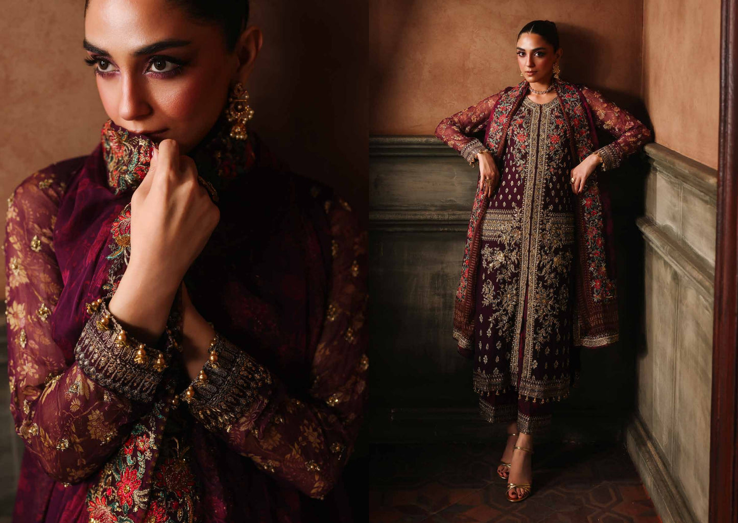4-PC Charizma Unstitched Luxury Collection DJW5-07