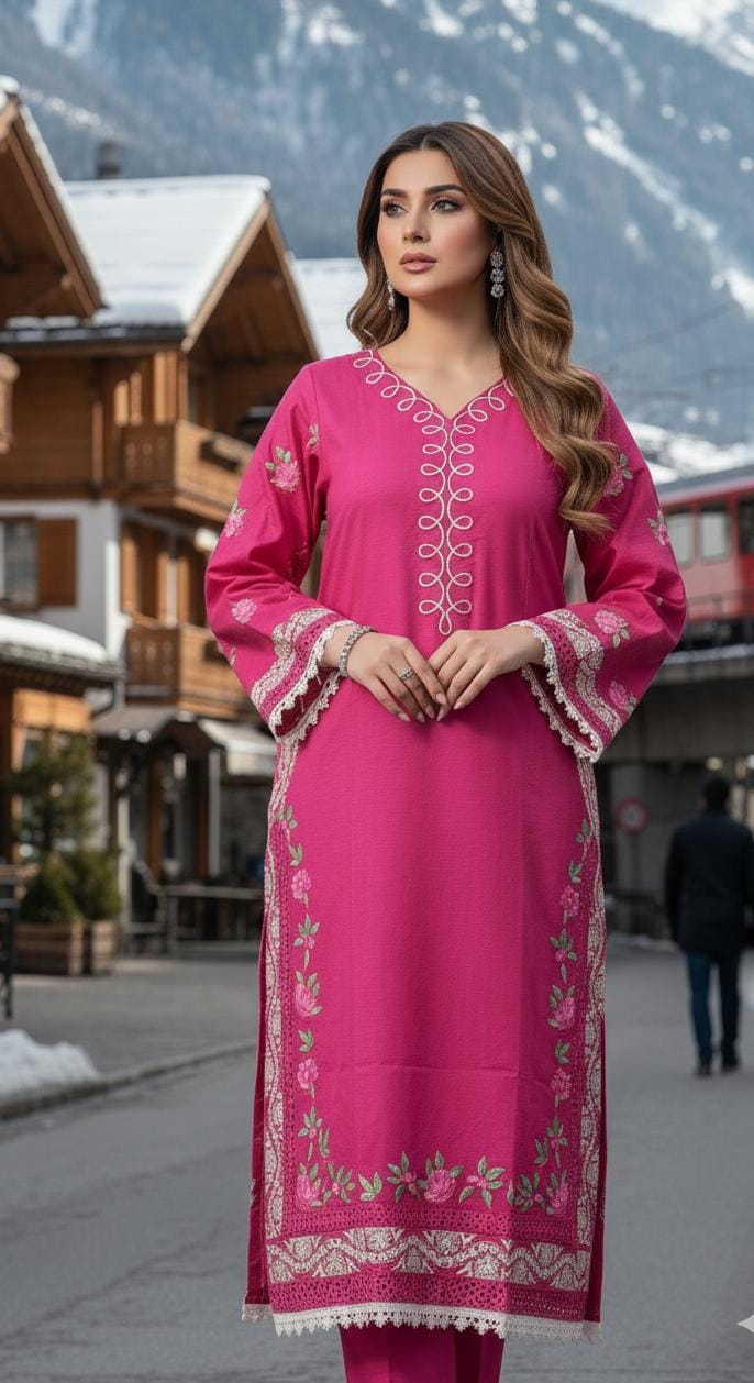 Khaddar trouser shirt WC-02